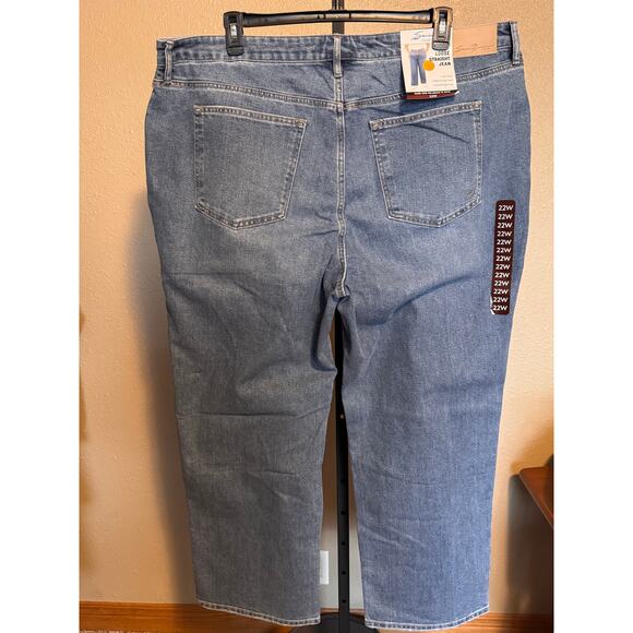 Women's Seven7 Jeans Loose Straight Fit – Size 22W – MEDIUM Wash – NWT - Picture 4 of 11
